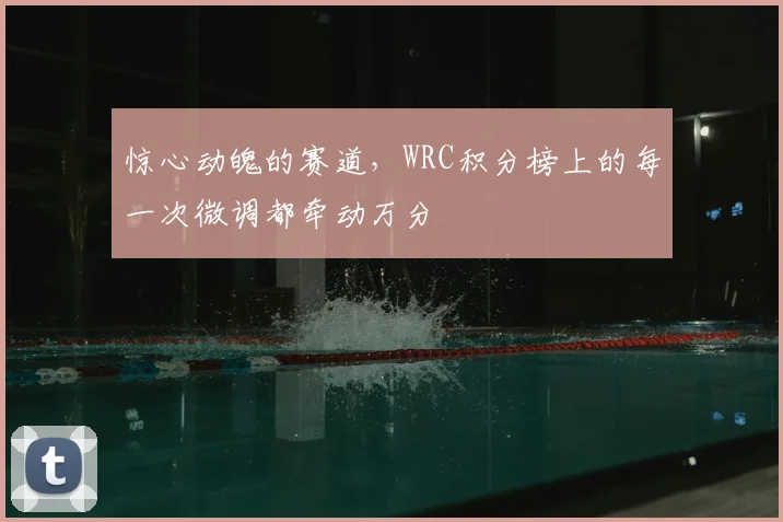 惊心动魄的赛道，WRC积分榜上的每一次微调都牵动万分